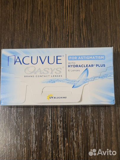 Контактные линзы acuvue oasys for astigmatism