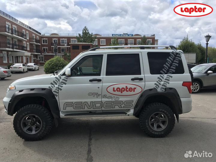 Расширители колесных арок UAZ patriot NEW 2 бака