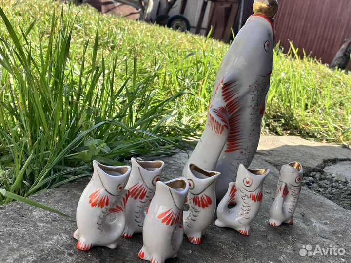 Сервиз советский рыбки