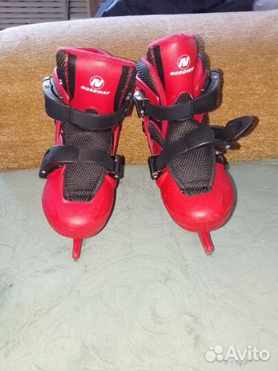 Коньки детские раздвижные 27 31