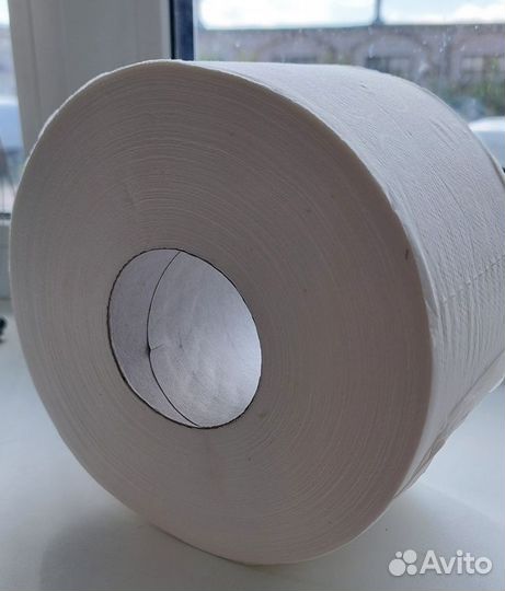 Туалетная бумага для диспенсеров серая/белая 180 м