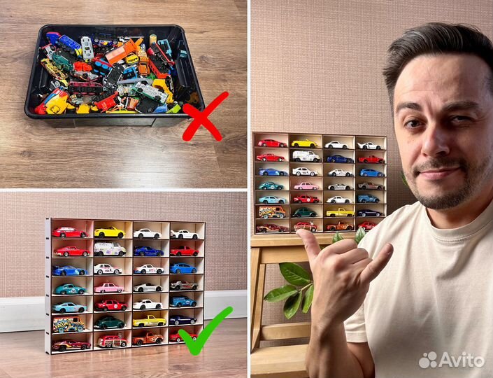 Полка для машинок Hot wheels