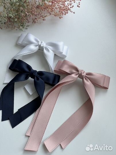 Бант из сатиновой ленты