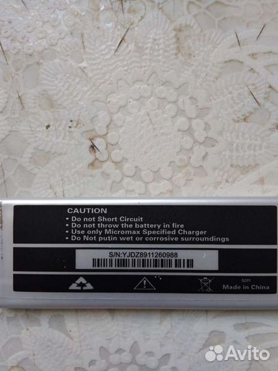 Батарея на телефон микромакс ку 301