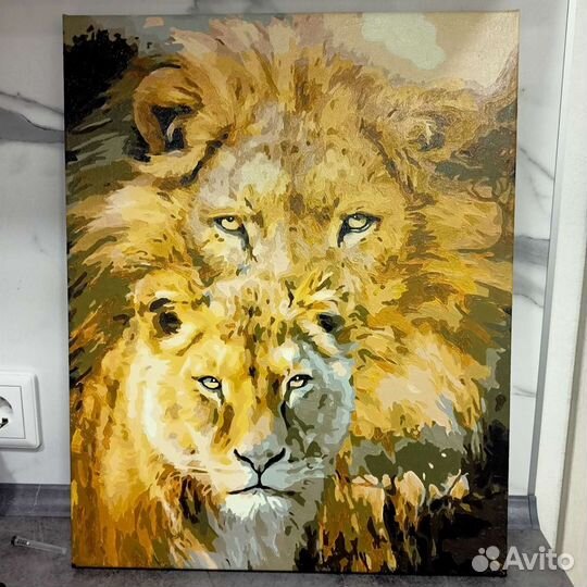 Готовая картина по номерам