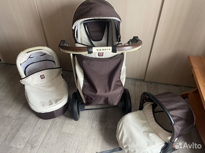 Коляска sonic verdi 3 в 1
