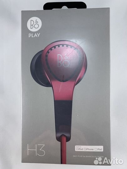 Наушники проводные Bang&Olufsen BeoPlay H3 новые