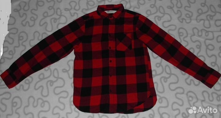 Рубашка с длинным рукавом H&M, 134-140 см