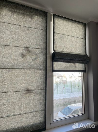 Римские шторы на заказ. Выезд дизайнера