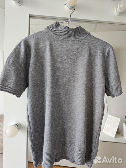 Лонгслив серый женский 42 44