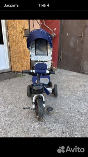 Детская коляска велосипед
