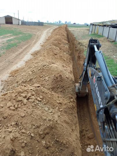 Аренда экскаватора погрузчика terex