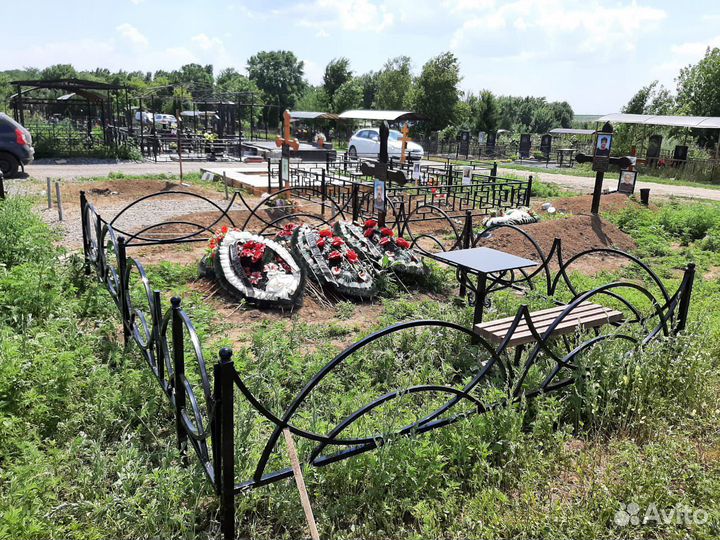 Оградки на кладбище/изготовление/установка