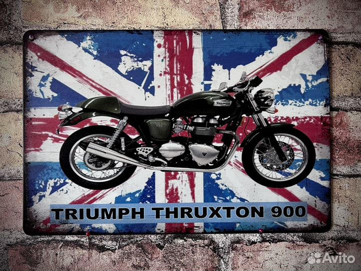 Декор на стену Triumph Thruxton 900