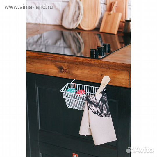 Корзина подвесная Доляна, 20129,5 см, цвет белый