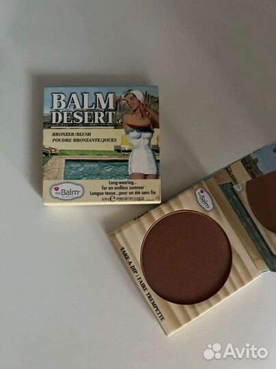 Бронзирующая пудра-румяна Balm Desert новая