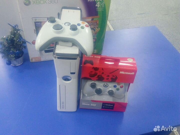 Xbox 360 slim прошитый и много игр