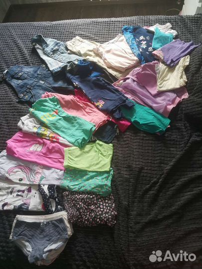 Вещи пакетом на девочку 104/110