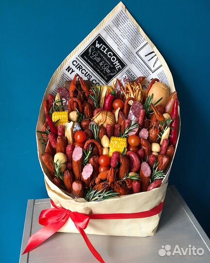 Мужские букеты съедобные