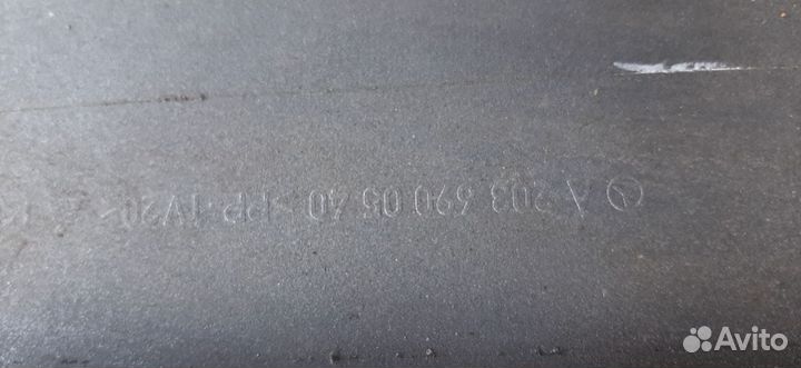 Накладка порога Mercedes C-Class W203 купе