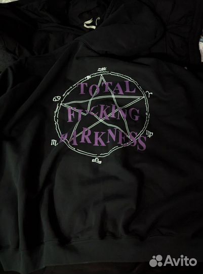 Vetements Total Fucking Darkness Zip Hoodie