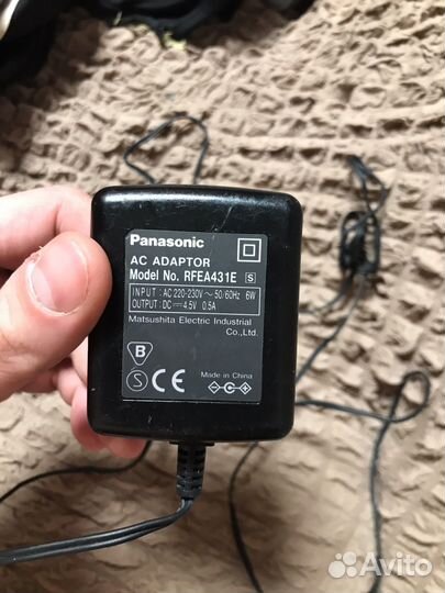 Адаптер питания panasonic для cd/mp3 плеера