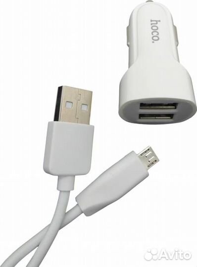 Автомобильное зарядное устройство hoco Z2А 2 USB в