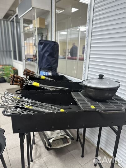 Мангал разборный 3 мм + шампура