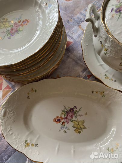 Сервиз столовый, всего 15 предметов