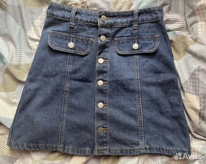 Юбка джинсовая