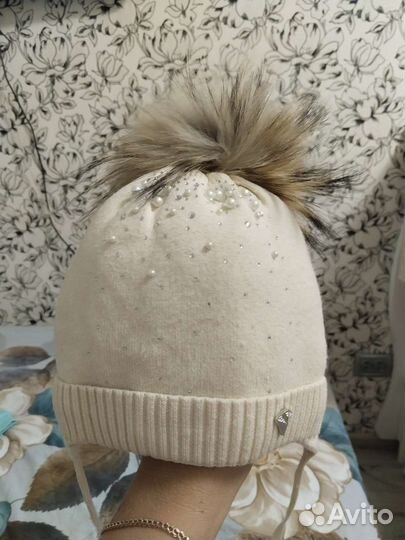 Шапка зимняя для девочки 48 50