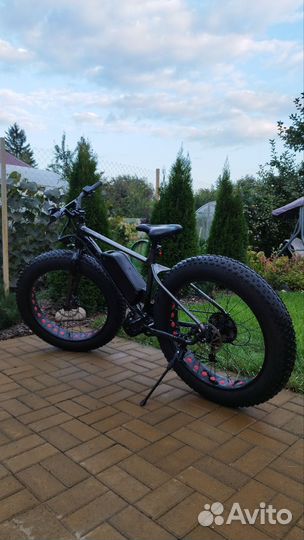 Электро фэтбайк(кареточный мотор 1 кВт)