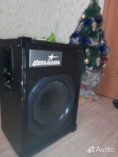 Акустическая колонка бу + усилитель форманта м 50