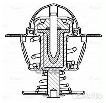 Термостат для а/м Volvo S40 (96) /S60 (00) /S80