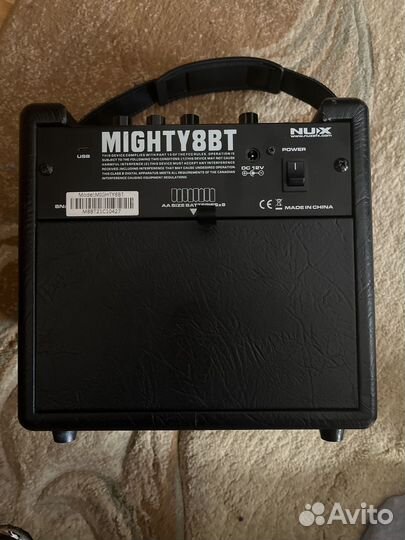 Гитарный комбоусилитель NUX Mighty 8bt
