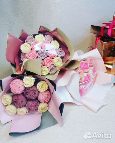 Шоколадный букет, шоколадные розы