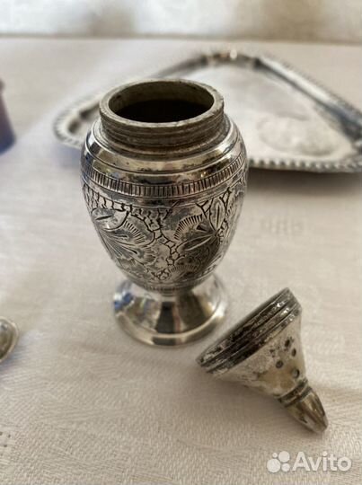 Набор для специй Индия Винтаж с подносом