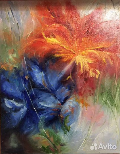 Картина маслом на холсте абстракция