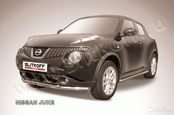 Защита переднего бампера Nissan NJ2WD-003