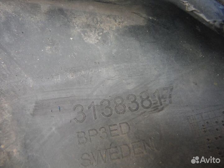 Юбка переднего бампера volvo XC90 2018