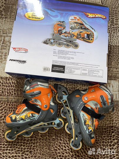 Детские Ролики Hot wheels оригинал