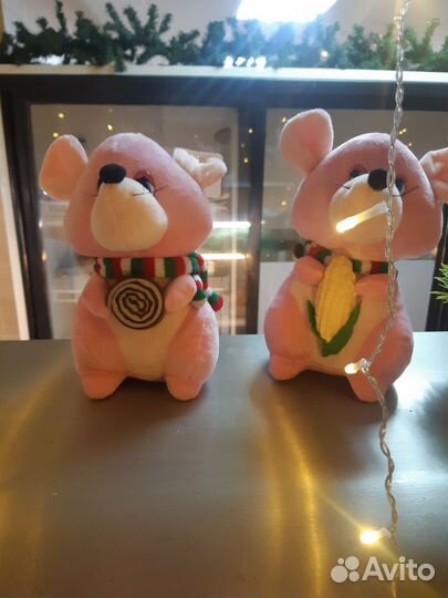 Мялкие игрушки новогодный подарок