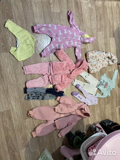 Вещи пакетом на девочку 74
