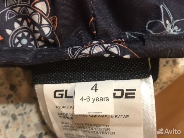 Перчатки детские, новые, размер 4, на 4-6 лет