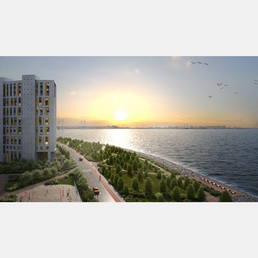 2-к. квартира, 62,4 м², 16/17 эт.