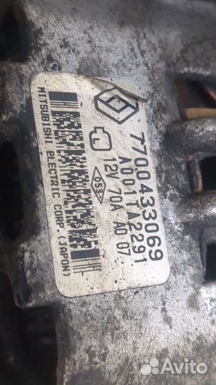 Генератор Renault Clio, 2000