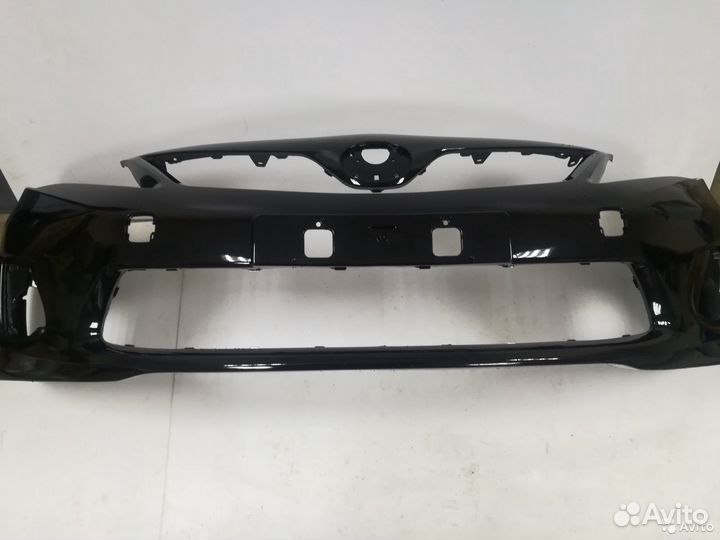 Бампер перед Toyota Corolla E150 с11г черный