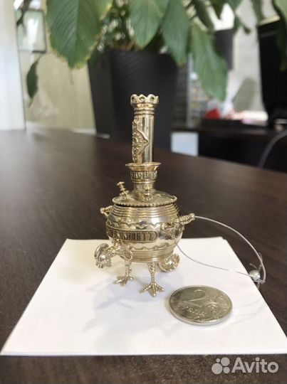 Самовар сувенир «Петух»