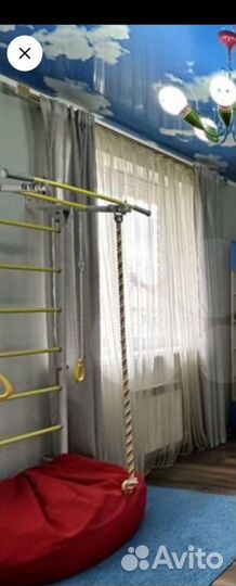 Шведская стенка с турником и брусьями