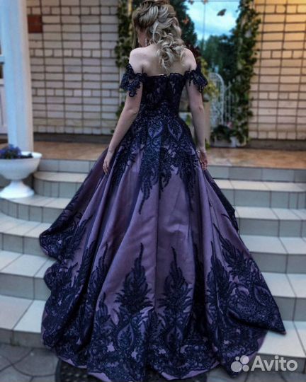 Вечернее платье ручной работы